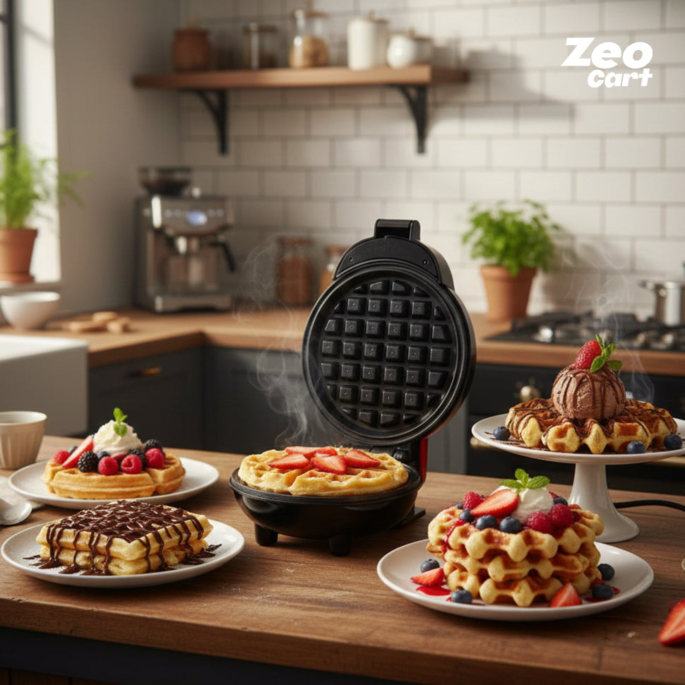 Mini Electronic Portable Waffle Making Machine