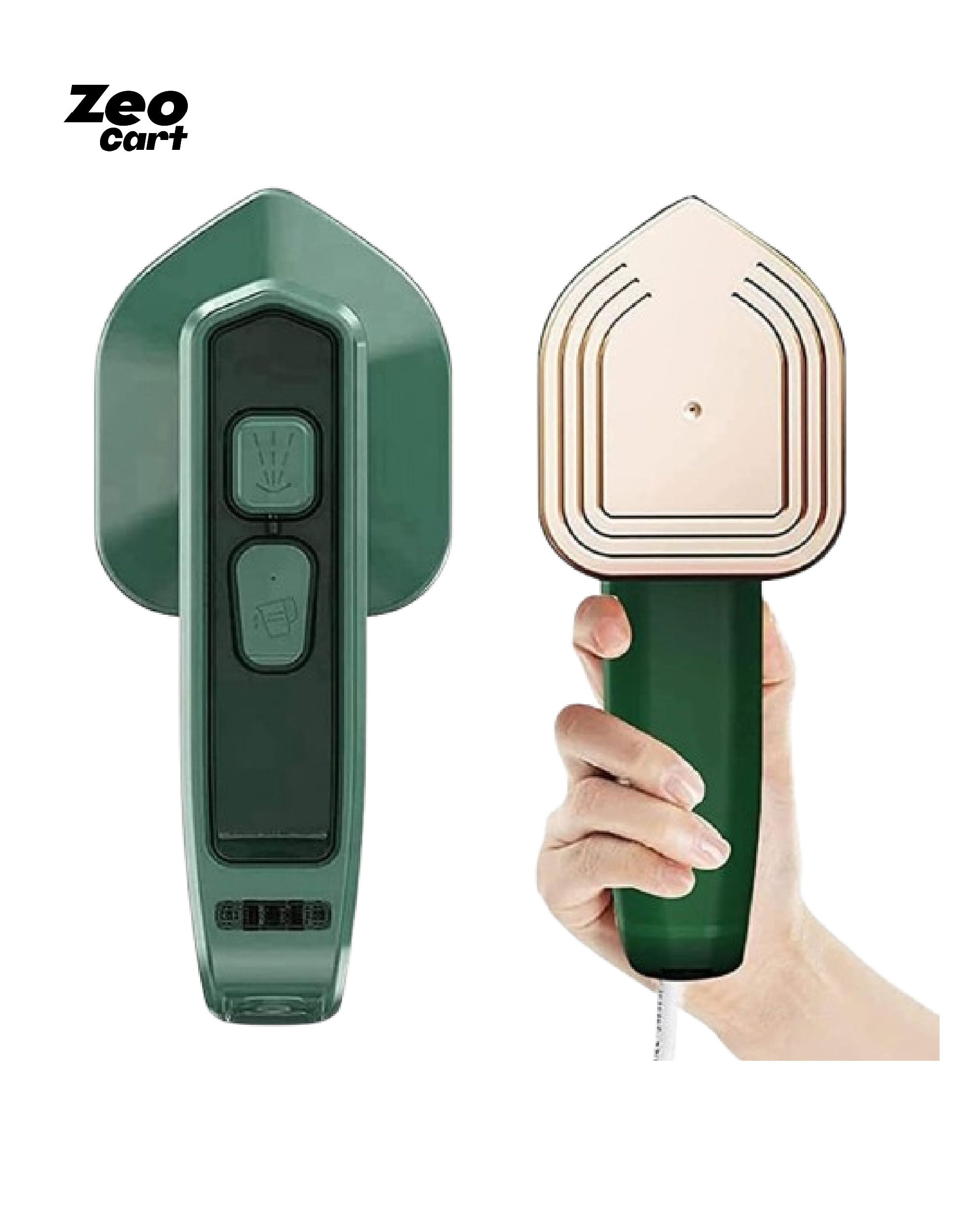 Mini Steamer & Iron: 2-in-1 Portable Travel Friendly