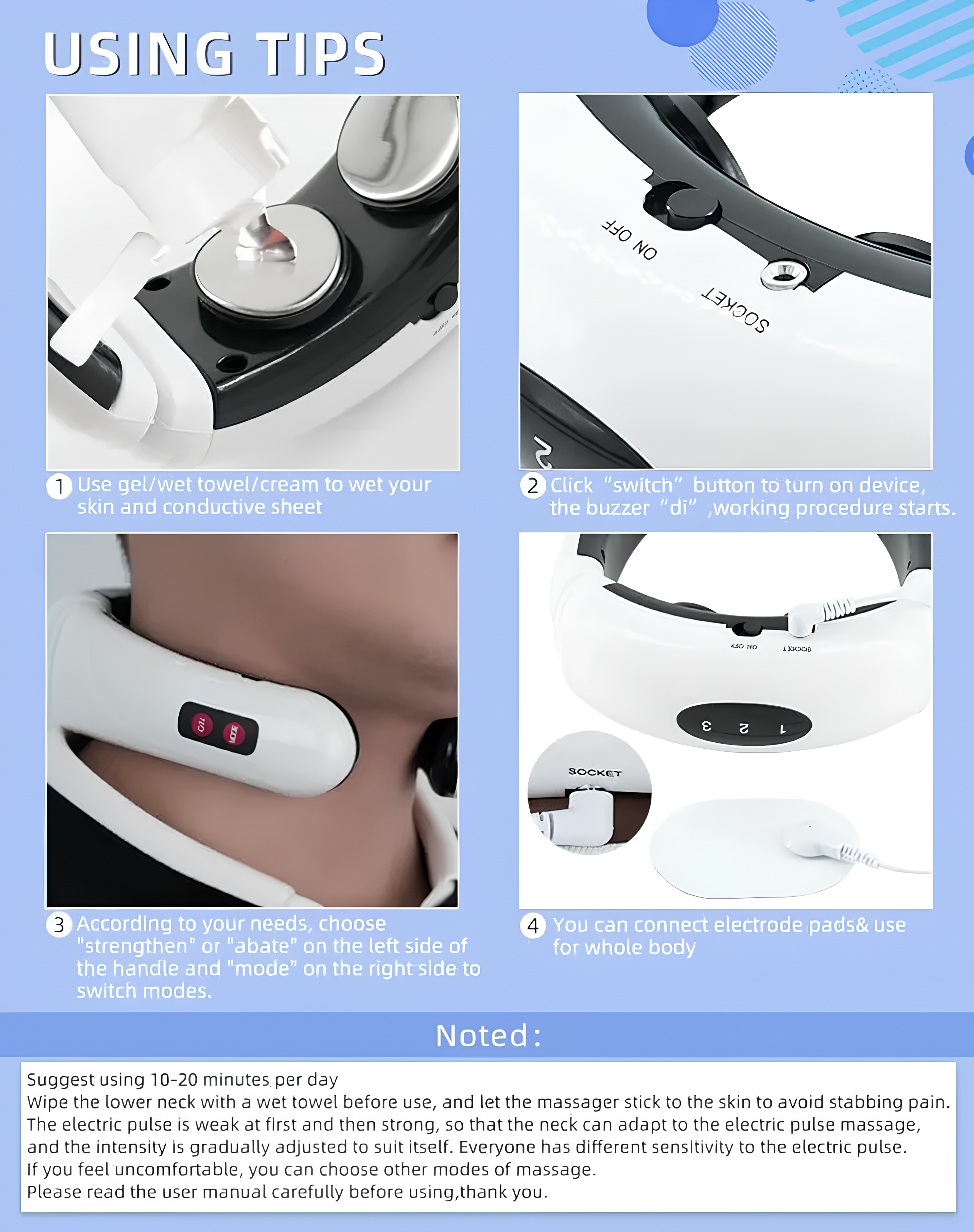 Portable Neck Massager