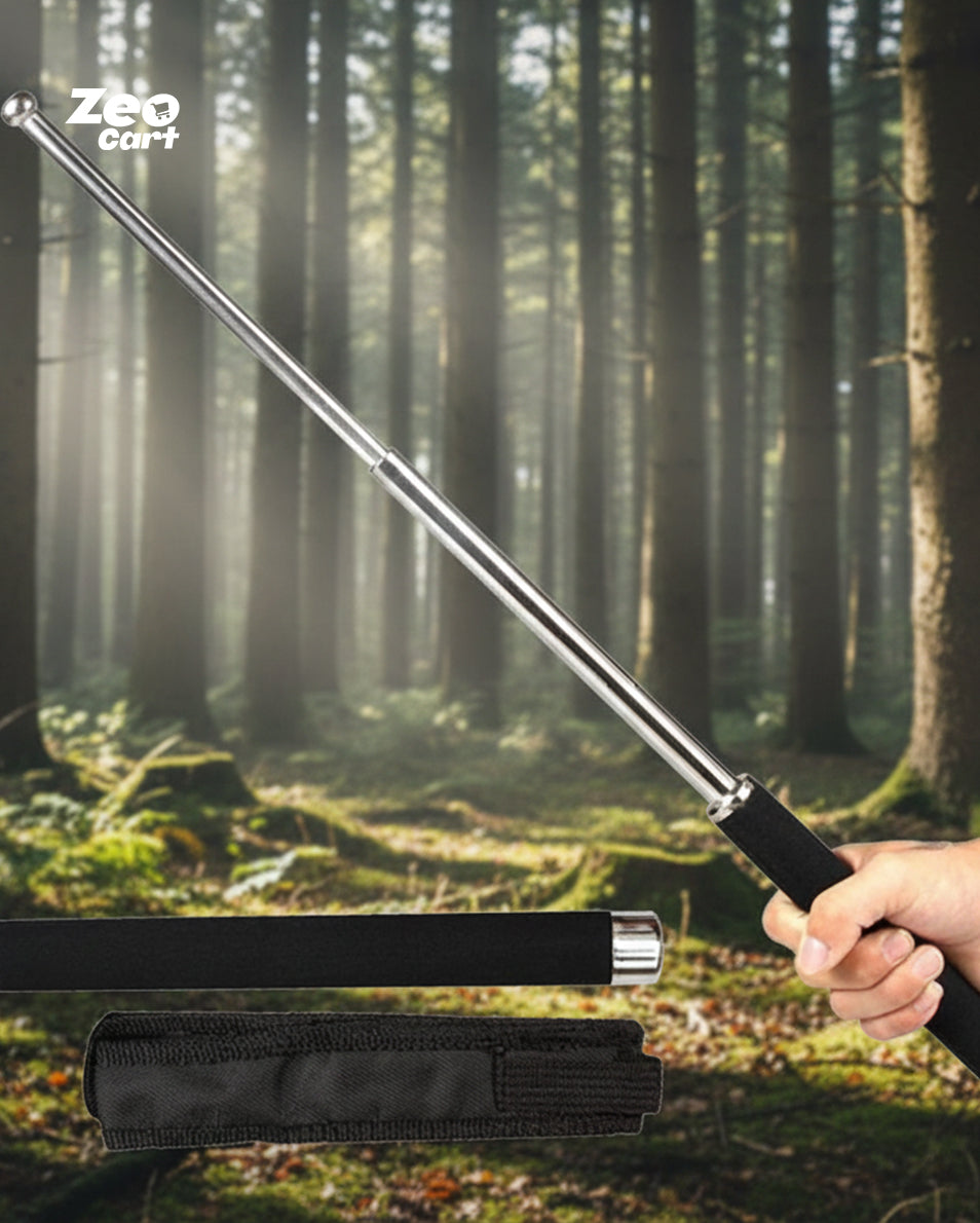 Multi-Function Collapsible Self Defense Stick Extended